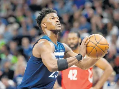  ?? JIM MONE/AP ?? Jimmy Butler would bring top 20 talent to the Heat roster if a deal was made. Columnist Dave Hyde says if a deal is to be made, Miami should go for it.