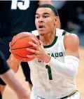  ?? DAVID ZALUBOWSKI/ASSOCIATED PRESS FILE PHOTO ?? The University of New Mexico picked up former Colorado State guard John Tonje from the transfer portal. Tonje started all 33 games in the 2022-23 season, averaging 14.6 points, 4.7 rebounds and making 61 3-pointers.