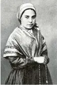 ?? Fotos: dpa ?? Dieses undatierte Foto zeigt die junge Bernadette Soubirous.