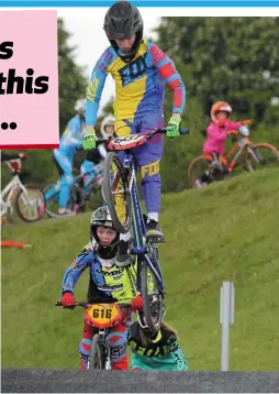  ??  ?? Enjoy the spectacle of BMX racing in Riverchape­l (see 2).