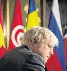  ??  ?? Pledge: UK PM Boris Johnson