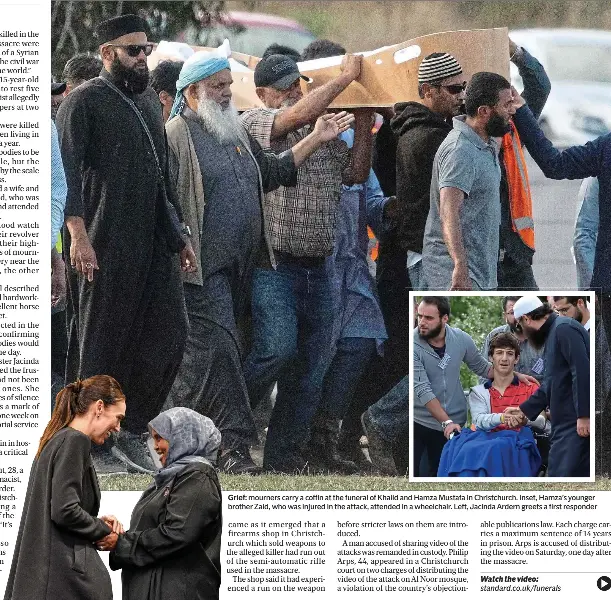 Father and son who fled Syrian civil war are first to be buried after