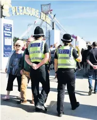  ?? PETER BOLTER ?? Police have used the facial recognitio­n technology at Porthcawl’s Elvis Festival