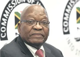  ?? | African News Agency (ANA) ?? FORMER president Jacob Zuma last night addressed a memorial in Newcastle for late Zimbabwe leader Robert Mugabe.