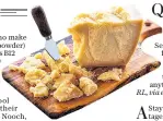  ??  ?? If you can’t eat cheese such as parmesan, try yeast flakes