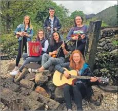  ??  ?? The Lochaber musicians who will be touring this summer.