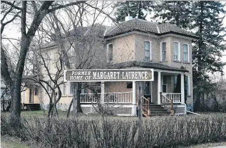  ?? DAVE HALLIDAY ?? The Margaret Laurence house in Neepawa, Man., which became Manawaka in The Stone Angel and other works.