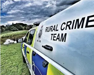  ?? ?? ● The Rural Crime Team at Cheshire Constabula­ry is taking part in a National Week of Action