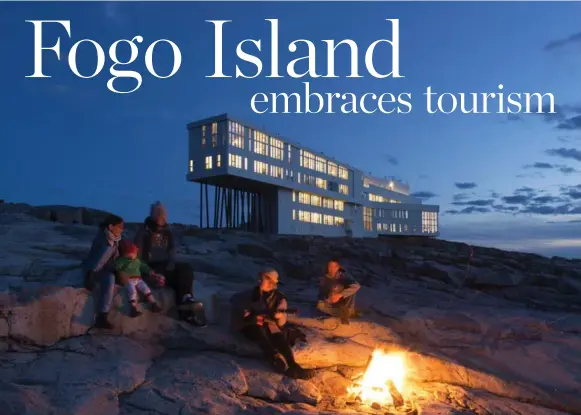  ?? ALEX FRADKIN/FOGO ISLAND INN ?? Every guest of Fogo Island Inn receives a half-day drive with a community host and, for a fee, the inn will match guests with other locals for everything from hikes to shed parties.