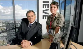  ??  ?? Hugh Bonneville and Olivia Colman starred in Twenty Twelve, a mockumenta­ry based on organisati­on for the 2012 London Olympics, provides hilarious examples of group indecision.