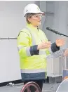  ??  ?? First Minister Nicola Sturgeon opens GSK’s new £54 million production building in Montrose.