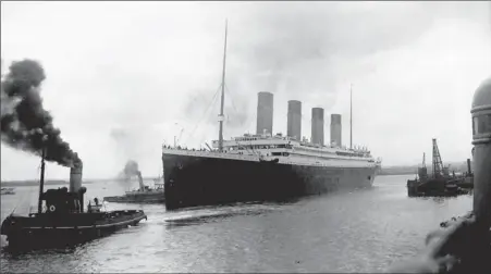  ?? 1911 photo by Bob Thomas, Popperfoto, via Getty Images ?? Majority of the crew lived in Southampto­n: About 600 of the ship’s approximat­ely 900 workers hailed from this port city in England.