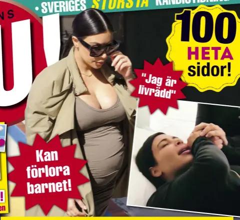  ??  ?? "JAG ÄR LIVRÄDD"