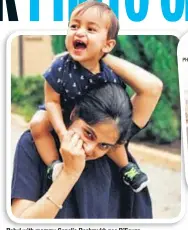  ??  ?? Rahyl with mommy Genelia Deshmukh nee D’souza