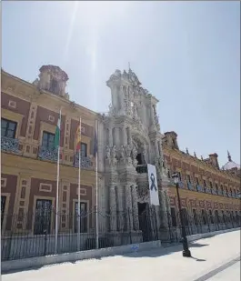  ?? F. RUSO ?? Palacio de San Telmo, sede de la presidenci­a de la Junta de Andalucía.