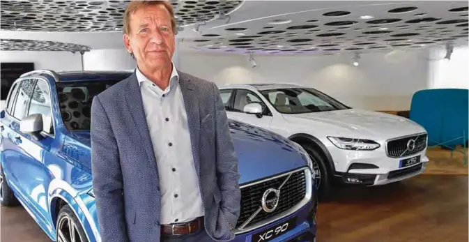  ??  ?? STOCKHOLM: Volvo Cars CEO Hakan Samuelsson during an interview with TT News Agency at Volvo Cars Showroom. — AP