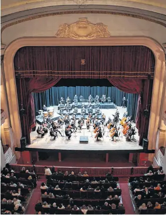  ?? ARCHIVO LA NUEVA. ?? LA ORQUESTA Sinfónica Provincial tocará esta noche en el Teatro Municipal.
