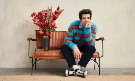  ?? ?? ‘Thinking about those party years slightly gives me the ick today’: Nick Grimshaw wears jumper by Marni at mytheresa.com; shirt by MM6 Maison Margiela at mytheresa.com; trousers by studionich­olson.com; and trainers by converse.com. Photograph: Dean Chalkley/The Observer