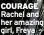  ?? ?? COURAGE Rachel and her amazing girl, Freya