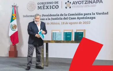  ?? ALEJANDRO AGUILAR ?? en la conferenci­a de prensa