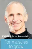  ??  ?? EXPERT Dr Irv Rubenstein