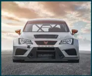  ??  ?? Así será la imagen de los modelos Cupra. El Ateca ofrece una estética más agresiva y abajo se aprecia cómo será el León TCR de competició­n.