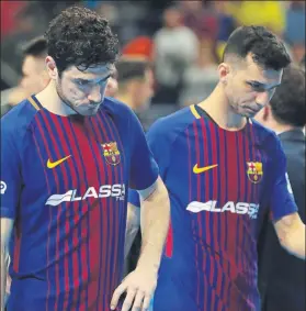  ?? FOTO: J. A. SIRVENT ?? Decepción mayúscula El Barça no estará en las semifinale­s de Copa de España