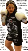  ??  ?? Selina Sezgin betreibt seit acht Jahren Kampfsport.
