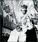 ??  ?? Queen Elizabeth II was crowned at a ceremony in Westminste­r Abbey on June 2, 1953