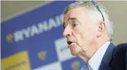  ?? /Reuters ?? Delays: Ryanair CEO Michael O’Leary says the airline does not know how many aircraft it is going to get from Boeing.