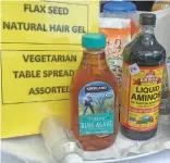  ?? Photo: Frederica Elbourne ?? Esther Wellness Ministry staff have diversfied their range of homemade products to include hair gels and facial scrubs, to name a few. items they have created following the coronaviru­s crisis.