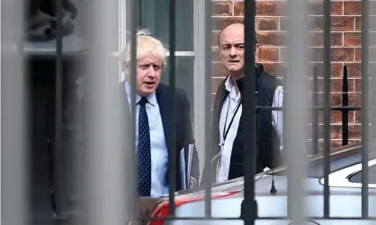  ?? Photograph: Daniel Leal-Olivas/AFP/Getty ?? Boris Johnson and Dominic Cummings in Downing Street in 2019.