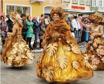  ??  ?? Die Golden Girls sorgten für einen glänzenden Höhepunkt beim Landsberge­r Fasching.