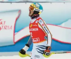  ?? Foto: Georg Hochmuth, dpa ?? Enttäuscht im Ziel, aber kurz darauf wieder optimistis­ch gestimmt. Felix Neureuther deutete im Slalom seine Klasse an, patzte dann aber.