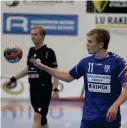  ?? SUNDSTRÖM
FOTO: THOMAS ?? Benjamin Helander sköt nio mål i European league.