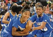  ?? HYOSUB SHIN / HSHIN@AJC.COM 2015 ?? Te’a Cooper, who played at McEachern, is one of two girls selected as player of the year in 2015. She is projected as a top-10 pick in the WNBA draft.