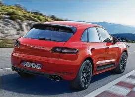  ?? Porsche photo ?? The Macan GTS has tinted LED taillight modules.