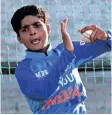  ?? SAJJAD HUSSAIN ?? INDIAN cricketer Sonam Yadav bowls during a net practice at a ground in Firozabad in Uttar Pradesh state. |