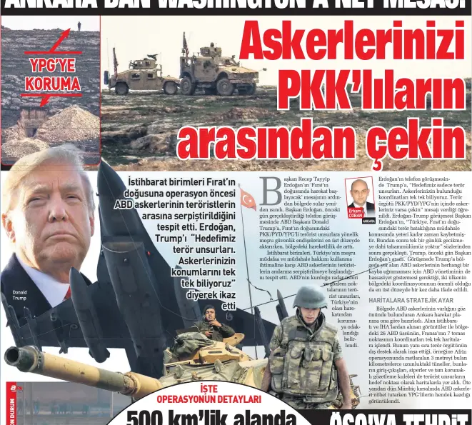  ??  ?? 'onald Trump Erkam ÇOBAN