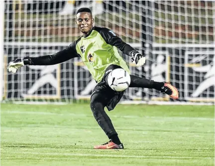  ?? /SUPPLIED ?? TUT keeper Sikhumbuzo Ncube hopes to catch the attention of top-flight coaches.