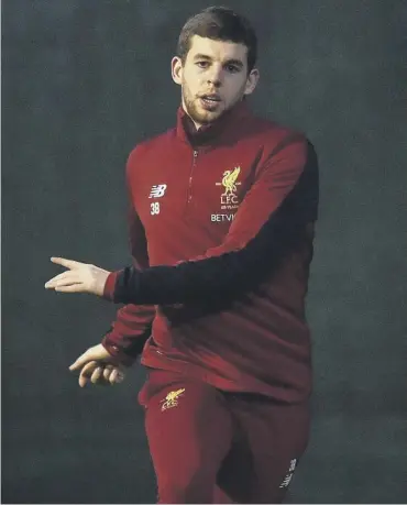  ??  ?? England internatio­nal Jon Flanagan was Liverpool’s Young Player of the Year in the 2010-11 season.