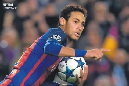  ?? Picture: AFP ?? NEYMAR