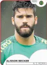  ??  ?? Alisson se encarga de custodiar el arco de Brasil y del AS Roma. Tiene 25 años.