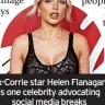  ?? ?? Ex-Corrie star Helen Flanagan is one celebrity advocating social media breaks