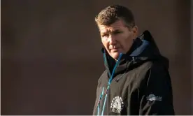  ??  ?? Head coach Rob Baxter is focused on winning more trophies for Exeter rather than moving on to any internatio­nal role, according to club chairman Tony Rowe. Photograph: Bob Bradford/CameraSpor­t/Getty Images