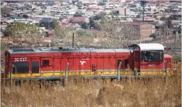  ?? Picture: Michel Bega ?? AT LAST. The Phelophepa train at Dube Station in Soweto yesterday. It will be involved in part of the roll out of Covid-19 vaccines to the Soweto community.