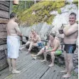  ?? FOTO: IMAGO IMAGES ?? Sauna und Kaltgeträn­k – da lacht der Finne ...