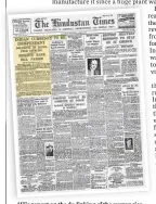  ?? HT ARCHIVE ?? HT’s report on the de-linking of the currencies on April 9, 1947.