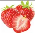  ??  ?? Strawberri­es