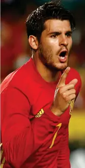  ?? REUTERS ?? New Zlatan? Spain striker Morata